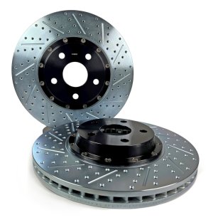 Chevrolet Camaro SS Brake Rotors (2) - Front - Baer Brakes - Eradispeed+ SDZ, Slot & Drilled, 2-Piece - `16-`24